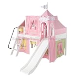 Maxtrix Kids - Wow 5 Twin Low Loft Slide Bed