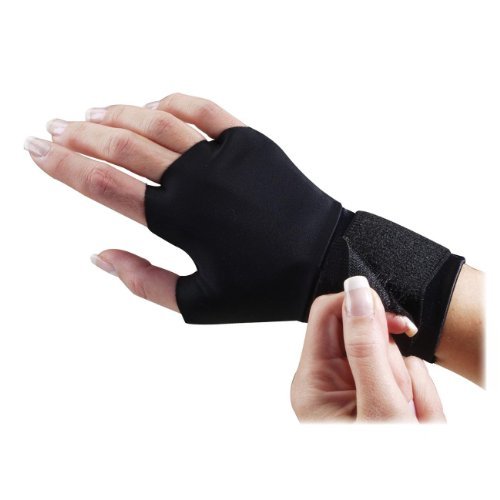 Dome Publishing 3733 Support Glove, w/ Wrist Strap, Small, Black On Sale