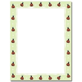 (Price/Pack)Masterpiece Studios 972806 Ladybugs Letterhead