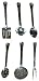Sporting Goods : Poker 6 Pc Stainless UTENSIL SET