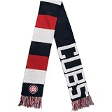 MLB Men's Chicago Cubs Baker Scarf (Navy, Mens)