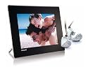 Philips SPF5308 digitales Photo Book (20,32 cm (8 Zoll)  mit Active Crystals USB Stick) schwarz