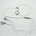 WHITE Retractable Stereo Headset Wired Dual Earbuds Earphones with Microphone for iPhone 6, 6 Plus 5S 5C 5 4S - Samsung Galaxy S6, S6 Edge, S5, S4, S3, S2, Mini - Galaxy Note 4 3 2 1 Edge - LG G2 G3 G4, Vigor, Optimus L90 - Google Nexus 6, 5, 4 - HTC ONE M8, M9, E8, Max, Remix, Desire