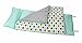 Bacati Elephants Unisex Toddler Nap Mat 100 Percent Cotton with Polyester, Mint/Yellow/Grey