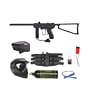 Spyder MR1 Tactical Gold Paintball Gun Package - Black/Dark Green