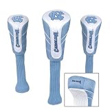 UNC North Carolina Tar Heels GOLF CLUB HEAD/WOOD COVER SET OF 3
