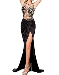 Sexy Plunging Neck Polyester/Spandex Cocktail Sleeveless Mesh Pleated Sheer Wrap Embroidered Summer Bandage Dress/Club Dress/Party Dress/Maxi Dress 