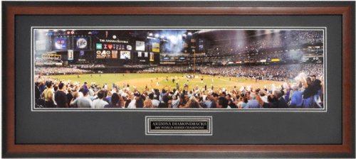 Arizona Diamondbacks 2001 World Series Champs Framed Unsigned Panoramic Photograph