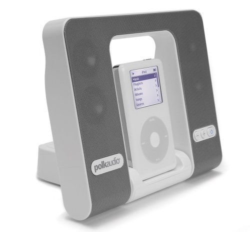Polk Audio miDock Portfolio Lautsprechersystem mit Dockingstation f&uuml;r Apple iPod weiss Preisvergleich