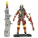 GI Joe Movie Series The Rise of Cobra 4 Inch Tall Action Figure - Flamethrower CHARBROIL with Hi Pressure Infantry Flamethrower, Hose, Backpack with Fuel Tank, Missile Launcher with Red Missile and Display Stand
