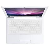 Macbook 13 Silicone Keyboard Cover preprint WHITE by MacTOP