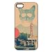 Treasure Design Funny Cool Cat APPLE IPHONE 5 Best Durable Case