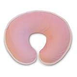 Boppy Classic Nursing Pillow with Soft Boa Slipcover, Pink