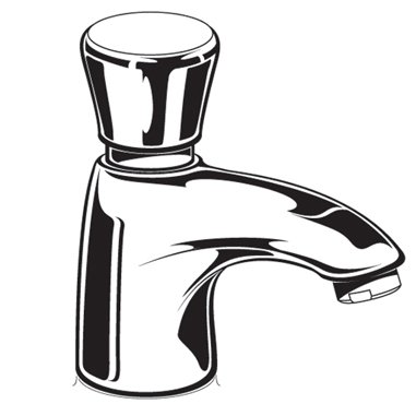 American Standard Metering Pillar Tap - Chrome