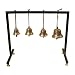 Dorje Bells with Stand, 4 Bells