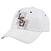 Zephyr LSU Tigers White Double Logo Flex-Fit Hat
