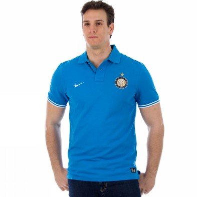 NIKE Herren Kurz&auml;rmliges Poloshirt Inter Mailand Authentic Grand Slam, cobalt blue/white,  Preisvergleich