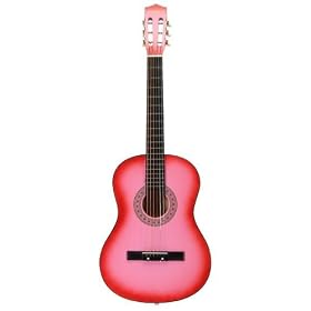Fiesta Musical Instruments 38 Pink Acoustic Guitar by Fiesta