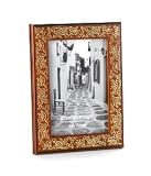Review Jaf Gifts  / 5X7 BURGUNDY GOLD LEAF FRAME - 5X7 BURGUNDY GOLD LEAF PHOTO FRAME