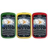 Three Silicone Cases / Skins / Covers for BlackBerry Tour 9630 / Bold 9650  ....