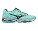 Mizuno Women's Wave Prophecy 3 Running Shoe, Cabbage/Indigo