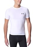 Under Armour Heatgear Mens Compression T-Shirt - L, White