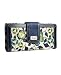 Apparel : Fossil Printed Leather Snap-Tab Wallet