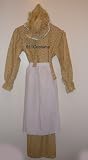 Prairie Girl Dress Set Child New Calico Prairie Dress 1223