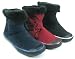 Furry Sneaker Boots Ankle Red Blue Black Vegan Women's