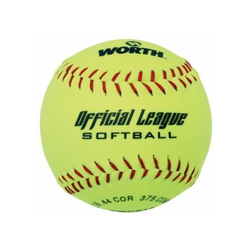 Worth WCS12 12Inch Official Softball League Stamped White