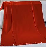 Bocasa by biederlackborbo 66260 Wohn- und Schlafdecke Orion Cotton Plus ca. 150 x 200 cm, kupfer
