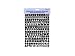 Forever In Time Scrapbook Stickers, Alphabets and Numbers, 5/8-Inch, 360 Per Package, 2 Sheets Per Package, Black