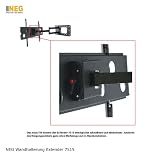 Profi Universal TV Wandhalterung 7515 schwenk-, neig- und ausziehbar - bis 80kg - 32-60 Zoll - AB 82cm BILDSCHIRMBREITE