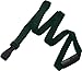 Forest Green Lanyard, Allergin-Free, Eco-Friendly, break-away, 3/8" wide (100pk)
