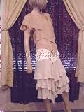 Yves Saint Laurent - $3960 New YSL YVES SAINT LAURENT Beige Tiered / Layered Silk Dress 8 / 40