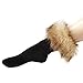 ECOSCO Women Soft Cozy Fuzzy Faux Fur Leg Warmers Socks Boots Cuffs Cover