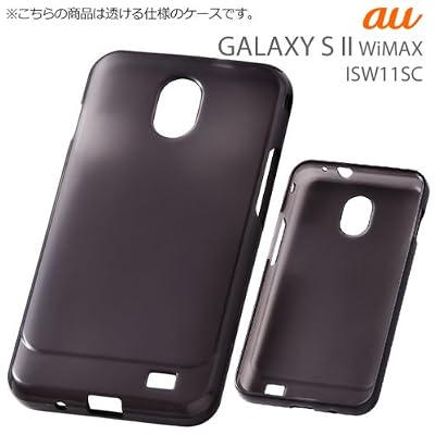 レイ・アウト au by KDDI GALAXY S II WiMAX ISW11SC用ソフトジャケット/ブラックRT-ISW11SCC4/B
