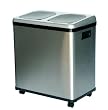 iTouchless 16 Gallon Dual-Compartment Stainless Steel Recycle Bin NX