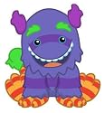 Webkinz Purple Monster Code Certificate - Virtual Pet Only - NO PLUSH TOY