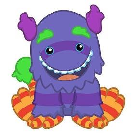 Webkinz Purple Monster Code Certificate - Virtual Pet Only - NO PLUSH TOY by Webkinz