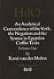 An Analytical Concordance of the Verb, the Negation and the Syntax in Egyptian Coffin Texts (Handbook of Oriental Studies) (2 volume set)