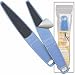 D-File Foot File Starter Kit from Flowery includes 1 Swedish designed Fot File Handle, which is virtually unbreakable, plus 5 each of 60 grit self-adhesive, peel-away abrasive pads and 100 grit self-adhesive, peel-away waterproof abrasive pads.