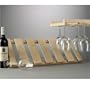 6 Channel Hardwood Stemware Rack