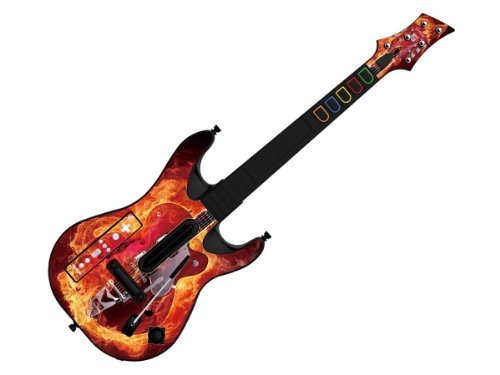 Decorative Skin fits Guitar Hero 5 for Wii (GUITAR NOT INCLUDED), Item No.GTW0996-20
