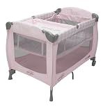 Evenflo BabySuite Classic Playard with Bassinet & Changer - Pink Cuddle Bear