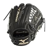 Mizuno GGE70VBK Global Elite VOP Baseball Fielder's Mitt (Black, 12.75-Inch)