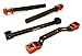 Integy RC Model Hop-ups C27863RED Extended Rear Body Mount & Post Set for Traxxas Stampede 4X4