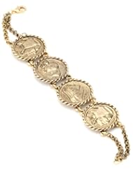 Low Luv by Erin Wasson Rope Wrapped Coin Bracelet