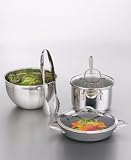 BEST VALUE Calphalon Cookware Sets + Double Bonus Stainless Steel Salad Bowl With Tongs Plus Your Choice Everyday Pan Or 3-Quart Saucepan