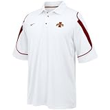 Nike Iowa State Cyclones White Stiff Arm 2008 Coaches Sideline Polo